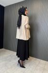 Ceremony Bambu Tunik Bluz Taş Rengi