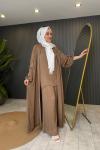 Ceremony Memory Cupra Üçlü Pantolonlu Takım Camel