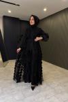 İkili Abaya Takım Siyah