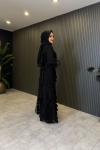 İkili Abaya Takım Siyah