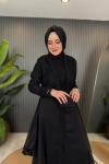 İkili Abaya Takım Siyah
