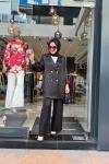Jakar Blazer Ceket Pantolon Takımı Siyah