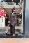 Jakar Blazer Ceket Pantolon Takımı Siyah
