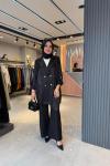 Jakar Blazer Ceket Pantolon Takımı Siyah