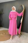 Keten Etekli Takım Pembe