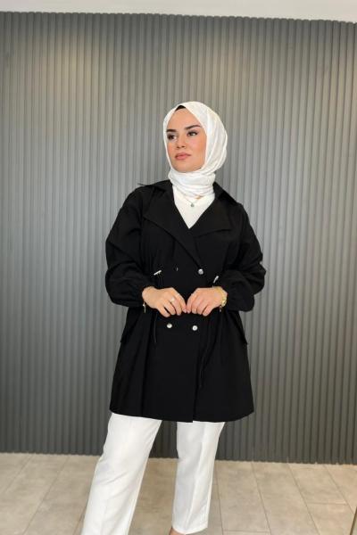 Kupra Benatu Ceket Siyah