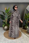 Leopar Desen Elbise Leopar