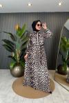 Leopar Desen Elbise Leopar