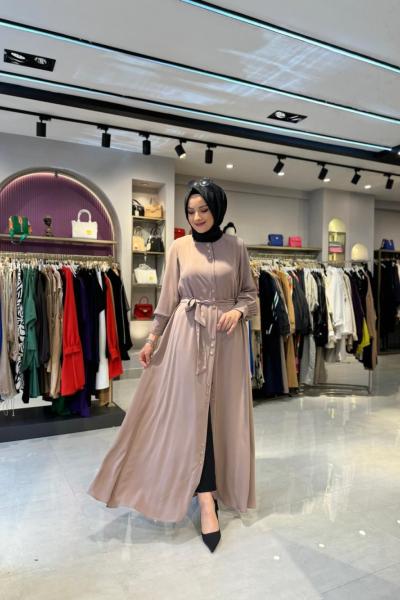 Levidor Önü Çıtçıt Detaylı Ferace Vizon