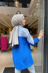 Love Tunik Saksmavi Saks Mavisi