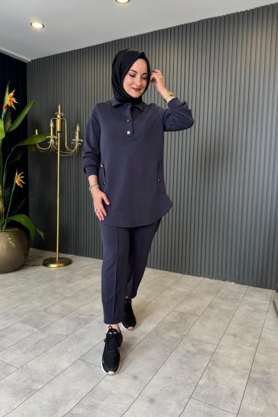 Melina Oysho Pantolonlu Takım Lacivert