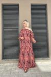 Mina Elbise  Bordo