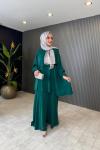 Nilüfer Elbise Zümrüt