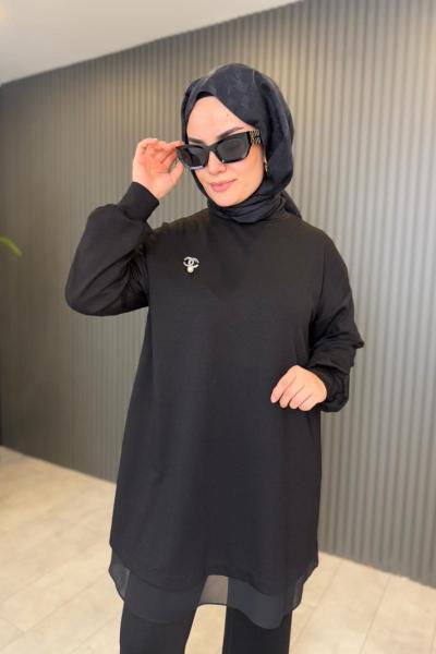 Pantolonlu Takım Siyah