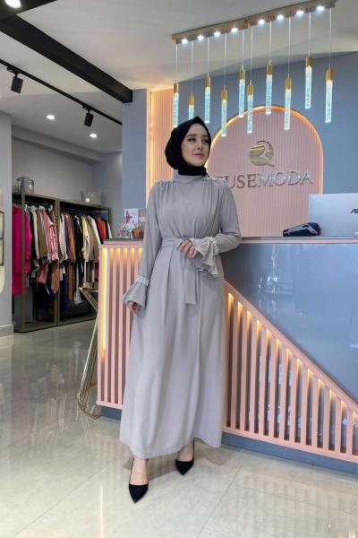 Pearly Elbise Taş Taş Rengi