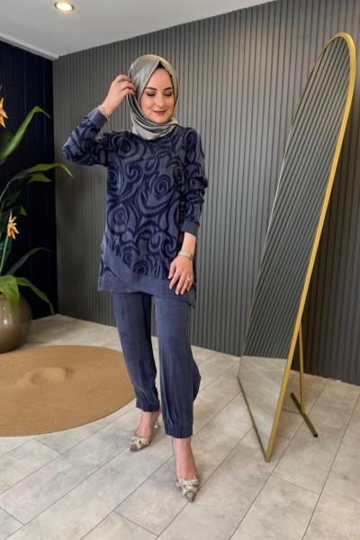 Qupra Pantolon Takım Lacivert