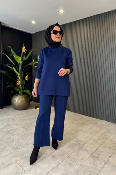 Scuba Pantolonlu Takım Lacivert