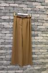 Yüksek Bel Kemerli Pantolon Camel