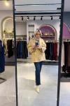 Taş ve Püskül Detaylı Pantolon Lacivert