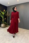 Lazer Kesim Rahat Takım Bordo