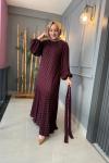 Lidya Elbise Bordo
