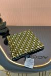 Kazayağı Desen Twill İpek Eşarp Yeşil