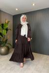 Sultan Cupra Elbise Kahverengi