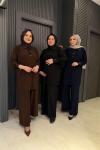 Broş Detaylı Pantolon Takım Lacivert