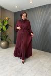 Ayla Elbise Takım Bordo
