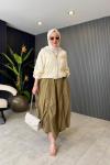 Premium İthal Bomber Ceket Krem