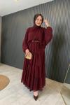 Ayliz Etekli Takım  Bordo