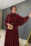 Ayliz Etekli Takım  Bordo