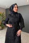 Orhan Premium Elbise Siyah