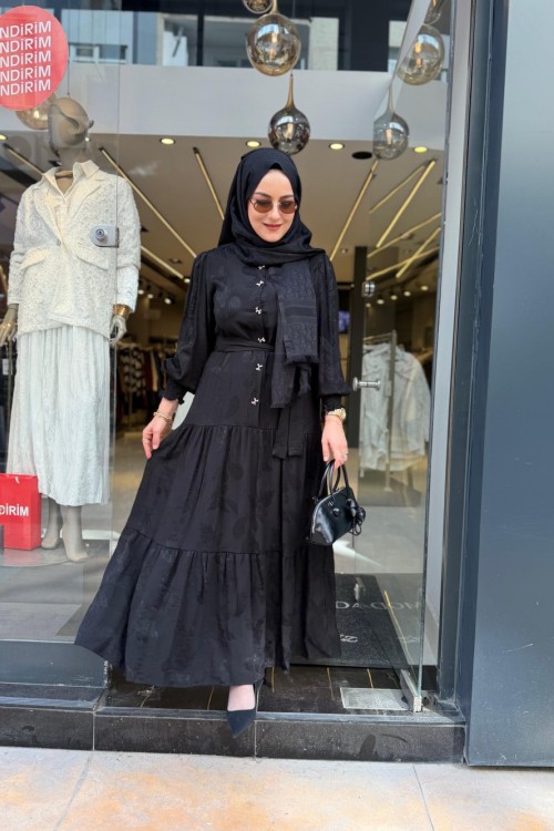 Dilruba Elbise Siyah
