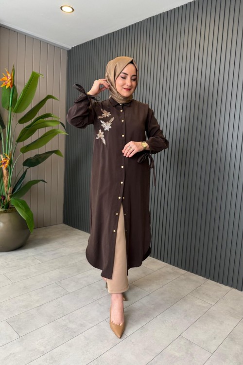 Nehir Tunik Kahve
