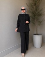 Berfin Pantolon Takım Siyah
