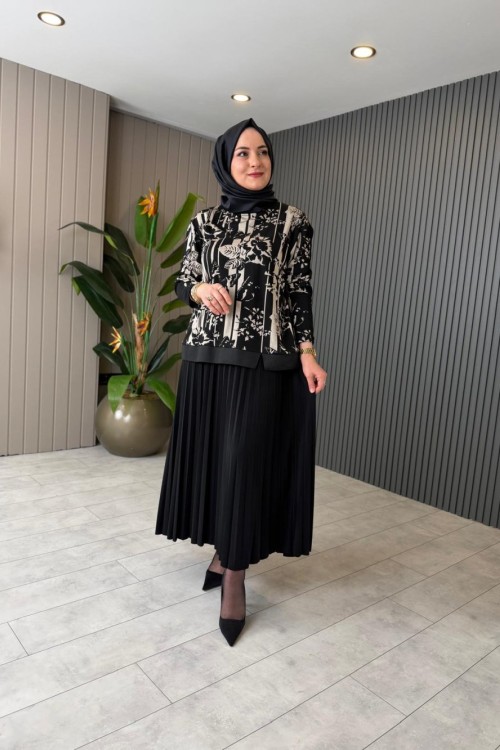 Lara Etekli Takım Bej