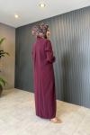 Meltem Elbise Bordo