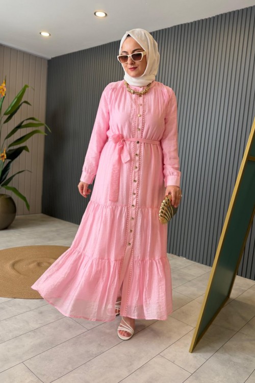 Yaz Elbise Pembe