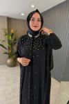 Fazilet Abaya Takım Siyah