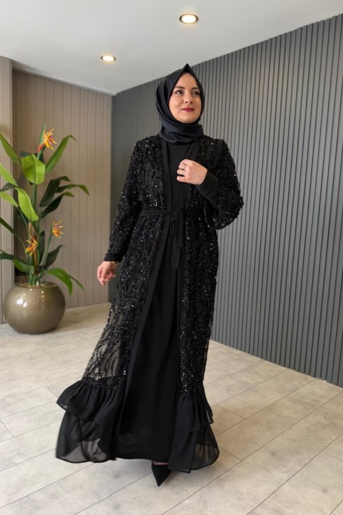 Gülçin Elbise Siyah