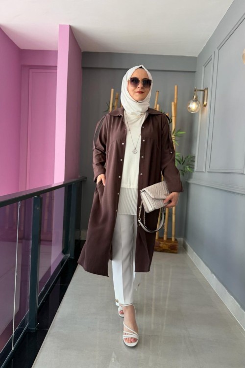 İmran Tunik Kahverengi