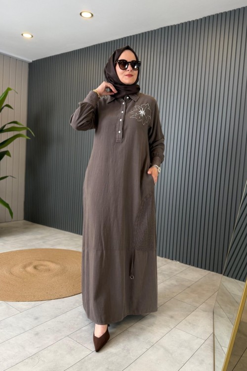 Berna Elbise Kahve