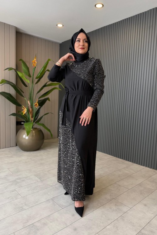 Ayşegül Elbise Siyah