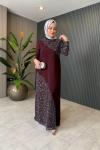 Ayşegül Elbise Bordo