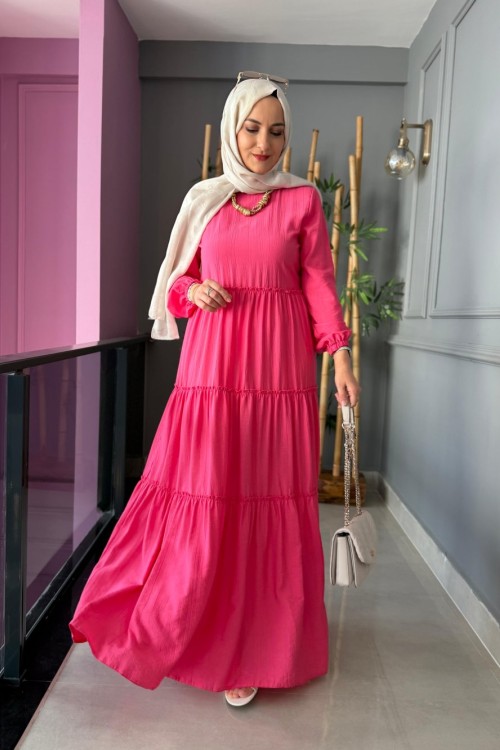 Çilek Elbise Pembe