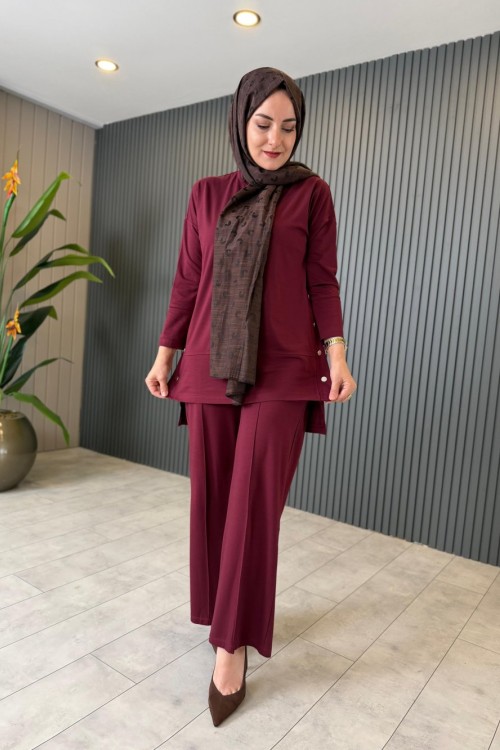 Beren Modal Takım Mürdüm