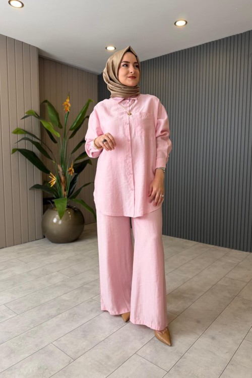 Bilge İkili Takım Pembe