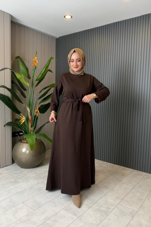 Yonca Oysho Elbise Acıkahve