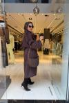 Oversize STD Trençkot Kahve